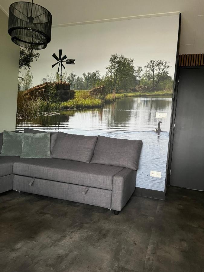 Camping Kleine Belterwijde, Wiede Lodge Met Uitzicht Over Het Water Exterior foto